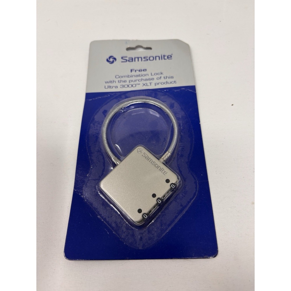 Samsonite Combination Lock Ultra 3000 XLT Product New Sealed 3 Number Lock